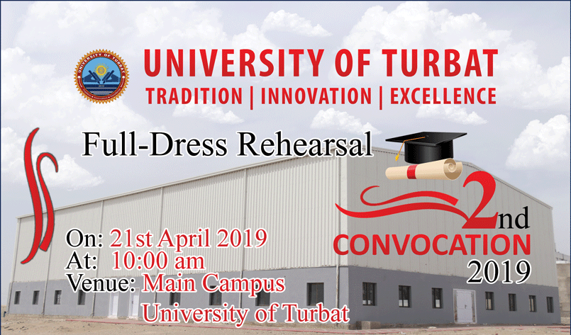 Full-dress rehearsal of 2nd Convocation UoT 