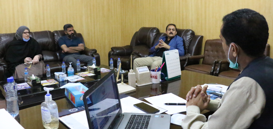 Country Coordinator MoCC & UNDP visits UoT’s Gwadar Campus