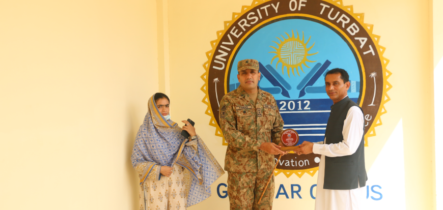 Commander 440 Brigade Gwadar visits UoT’s Gwadar Campus.