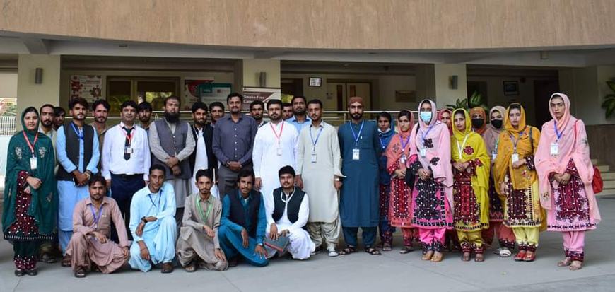 The students of Turbat University visits different industrial units