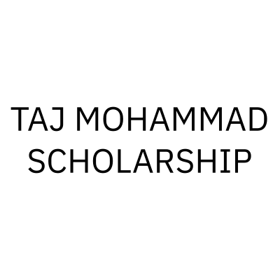Taj Mohammad Scholarship